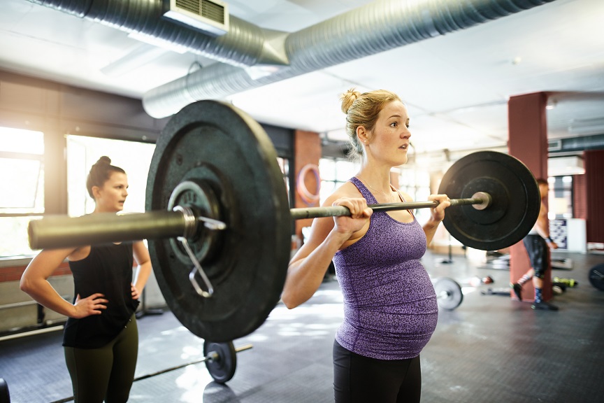 intense exercise during pregnancy